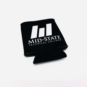 Image of Foam Can Koozie Logo Black